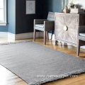 Big grey wool rugs for living room